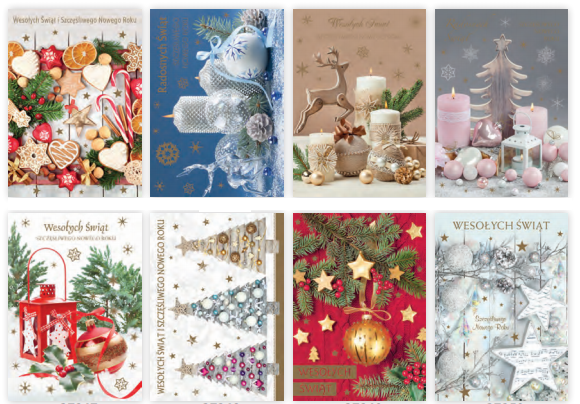 Laurka Kartka Karnet świąteczny z opłatkiem B6 1 szt.