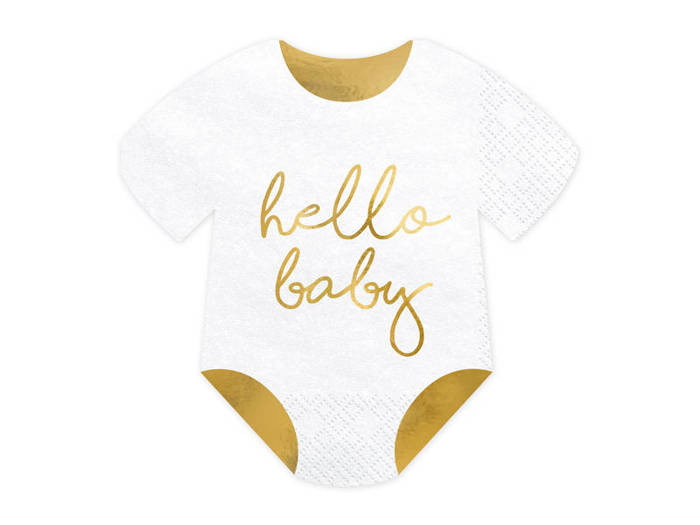 Serwetki Śpioszki hello baby 16 cm 20 szt.