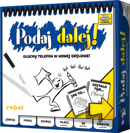 Gra planszowa Podaj Dalej Rebel