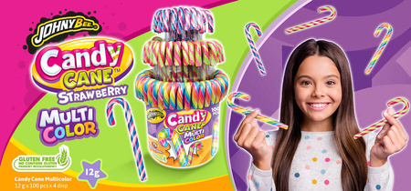 Lizaki laski wielokolorowe Candy Cane Multi Color (laska świąteczna)