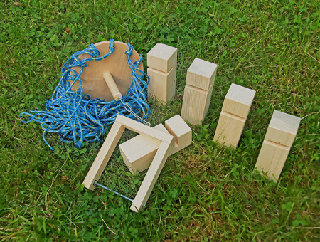 Gra integracyjna Wieża DŹWIG Wieża współpracy pojedyncza niebieska