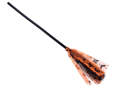 Zestaw Czarownica Wiedźma halloween (spódniczka, kapelusz, miotła)