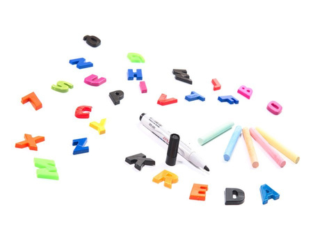 Tablica magnetyczna kredowa + papier liczydło 90cm