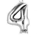 Balon foliowy Anagram Maxi Cyfra Srebrny