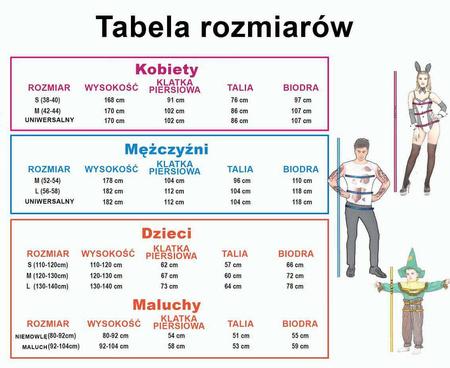 Tancerka Brzucha strój dla dorosłych damski
