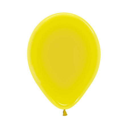 Balony Sempertex Crystal 10'' 100 szt. Yellow