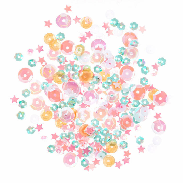 Cekiny opalizujące pastelowe 15 gram