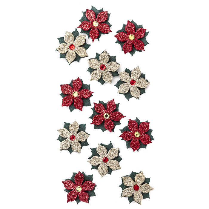 Naklejki brokatowe 3D  POINSECJE