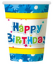 Kubeczki papierowe Happy Bithday 6 szt