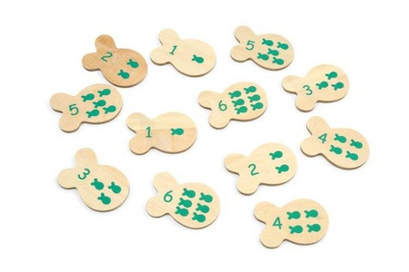 Gra drewniana dla dzieci Łowimy Rybki na magnes