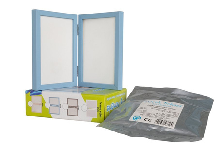 Odcisk bobasa ramka na zdjęcie z glinką Tiny Memories