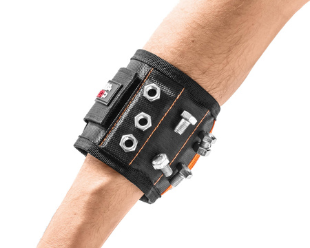 Magnetyczna opaska majsterkowicza z kieszonkami