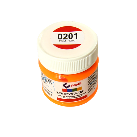 Farba do tkanin jasnych FLUO 50ml PROFIL