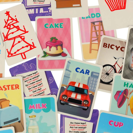 Gra rodzinna towarzyska dla dzieci Zgadnij kim jestem? Rysowanie