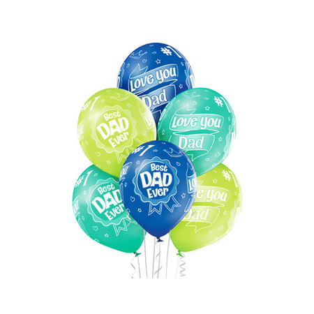 Balony Best Dad Dzień Ojca 12" 1 szt.