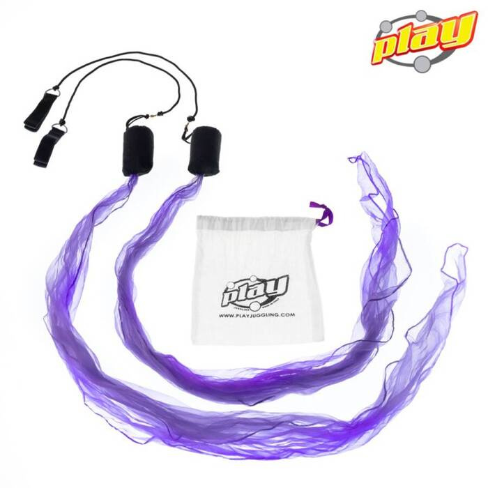 SCARF POI do żonglowania kolor FIOLETOWY