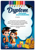 Dyplom pasowania na przedszkolaka do uzupełnienia 1 szt.