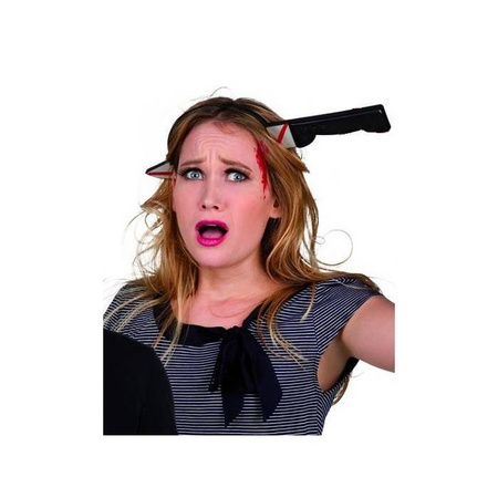 Opaska Nóż w głowie na Halloween