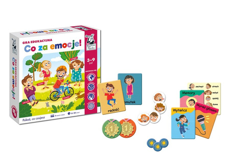 CO ZA EMOCJE! 3-9 GRA EDUKACYJNA KAPITAN NAUKA