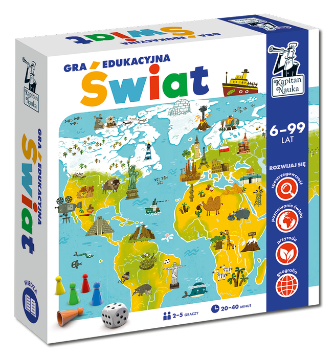ŚWIAT GRA EDUKACYJNA KAPITAN NAUKA