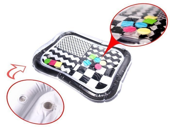 MATA WODNA kontrastowa nadmuchiwana 65 x 50 cm