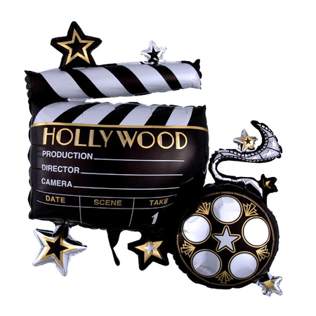 Holywood klaps filmowy balon foliowy 80 cm