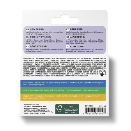 Zestaw brokatów do twarzy i ciała Chunky Snazaroo