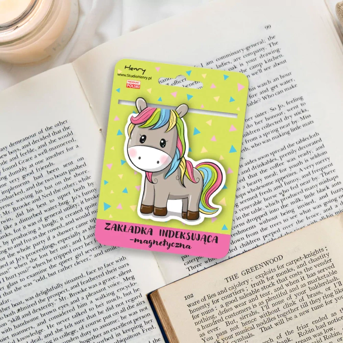 Zakładka magnetyczna do książki - KONIK 1 szt.