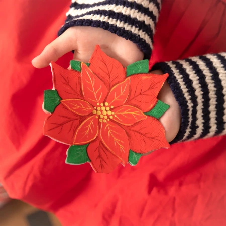 Serwetki papierowe świąteczne Gwiazda Betlejemska 10 szt.