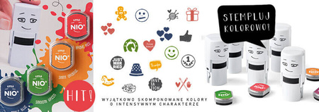 Tusz do Little NIO poduszki wymienne kolorowe