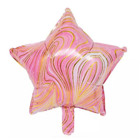 Gwiazdka balon foliowy MOZAIKA 18''