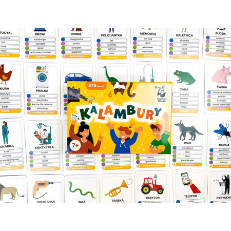 Gra rodzinna towarzyska Kalambury 7+ Kapitan Nauka