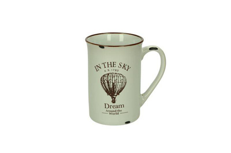 Porcelanowy kubek retro - in the sky