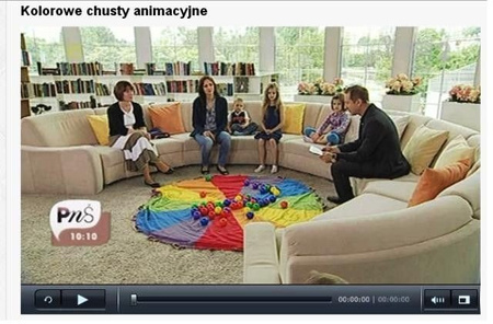 Profesjonalna Chusta Animacyjna AKSON 7 BARW 7 m