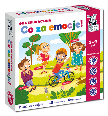 CO ZA EMOCJE! 3-9 GRA EDUKACYJNA KAPITAN NAUKA