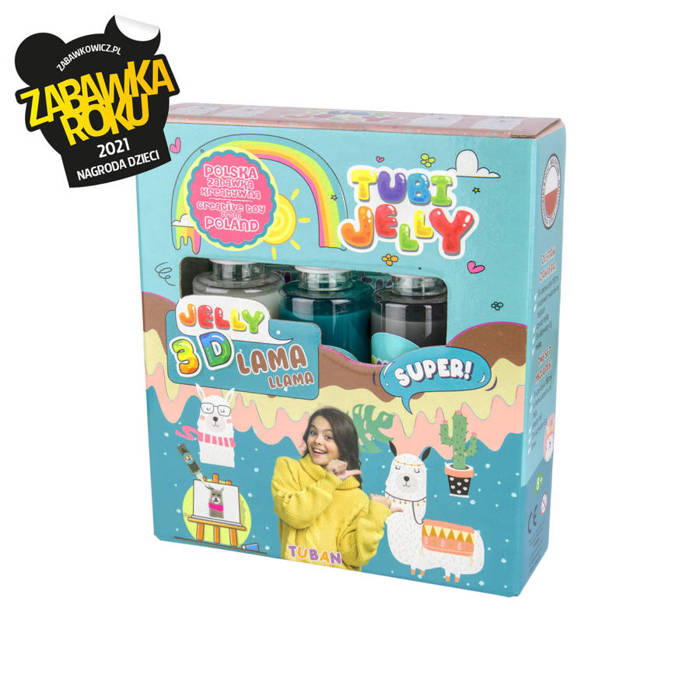 Zestaw Masa TUBI JELLY do tworzenia figurek 3 kolory
