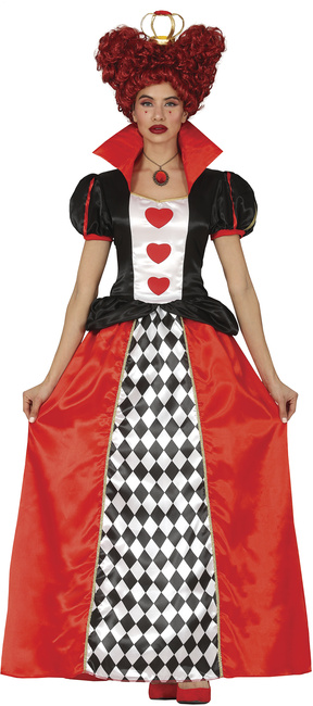 Strój damski królowa Kier - Alicja w Krainie Czarów