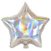 Gwiazdka opalizujący balon foliowy HOLO 18''