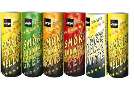 Dymna świeca fontanna kolorowy dym 1 szt