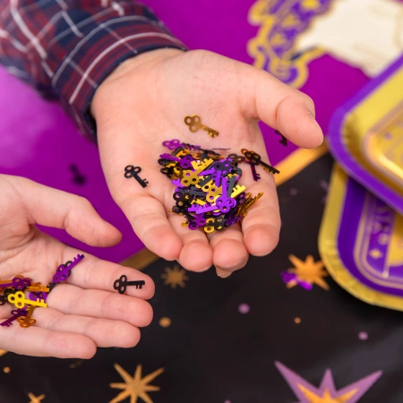 Konfetti klucze Andrzejki Wróżki Magia 15 g