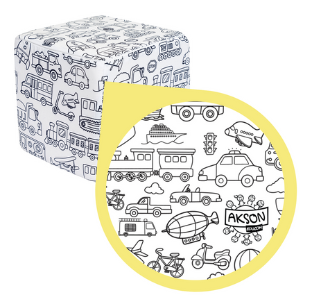 Kostka do kolorowania POJAZDY