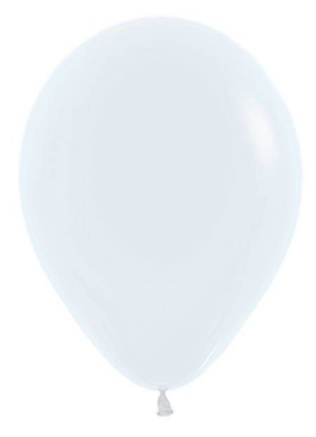 Balony Sempertex Solid 12 cali 50 szt. White