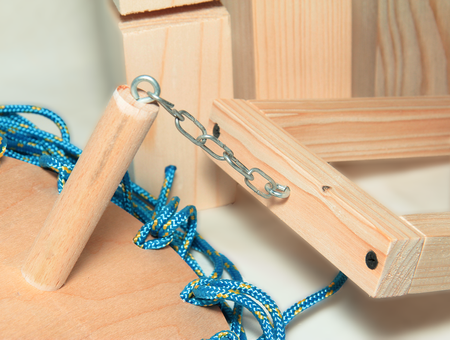 Gra integracyjna Wieża DŹWIG Wieża współpracy pojedyncza niebieska