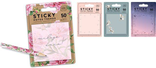 Karteczki samoprzylepne 75mm Trends mix