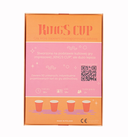 Gra karciana Imprezowa King's Cup dla dorosłych