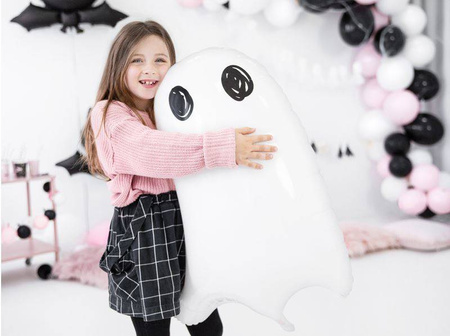 Duch duszek biały balon foliowy 48x68 cm