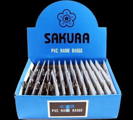 Identyfikator z klipsem, samozaciskowy 1 szt.