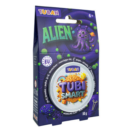 Smart plastelina TUBI - ALIEN - fioletowa 50 g
