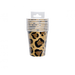 Kubeczki papierowe Safari lampart cętki 250 ml 8 szt.