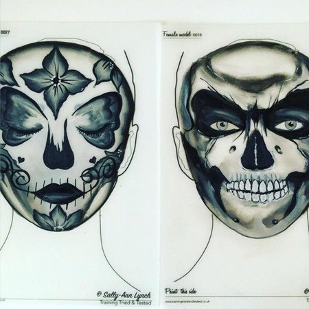 Mata treningowa do malowania twarzy Sally Ann Lynch- Model 0037